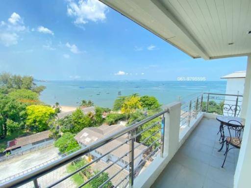 Condo for sale: Golden Coast, Building 2, corner room, sea view, Bang Phra, Sriracha.