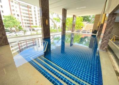 Condo for sale in Bang Phra, sea view, Golden Coast, 2nd floor, high floor, Sriracha.