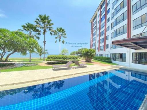 Condo for sale next to the sea, Golden Coast, Building 1, Bang Phra Subdistrict, Si Racha District.