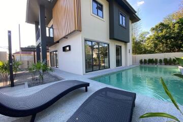 3 bed renovate house with pool for rent in Hang Dong, Chiang Mai