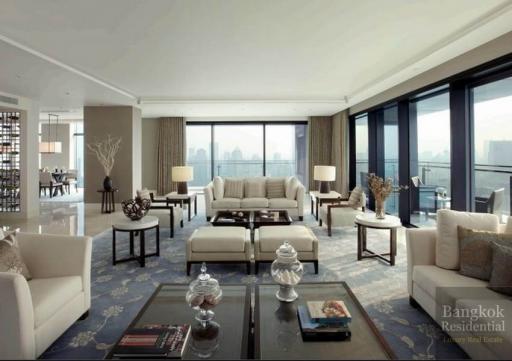 The St. Regis Bangkok  4 Bedroom Condo For Rent in Ratchadamri