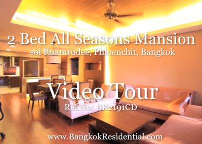 2 Bed Condo For Rent in Phloenchit BR2191CD