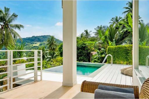 Sea View Pool Villa and Vacant Land for Investment, Chaweng Noi Samui