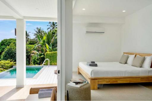Sea View Pool Villa and Vacant Land for Investment, Chaweng Noi Samui - 920121001-1866