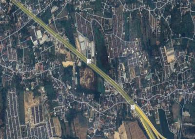 Explore exceptional land for sale in Chiang Mai, Thailand, adjacent to the 121 highway. Perfect for development, surrounded by Koolpunt Ville 12.