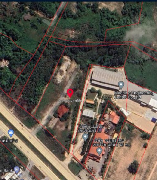 Land for sale next to Road 36, Nikhom Phatthana, Mueang Rayong.