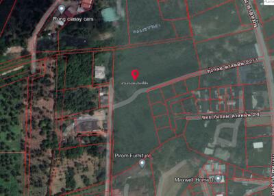 Land for sale in Thung Klom, Tan Man, Nong Prue, Bang Lamung, Chonburi.