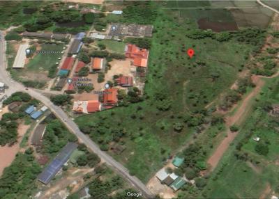 Land for sale, Huay Yai, Bang Lamung, Chonburi, in front of the road, good location