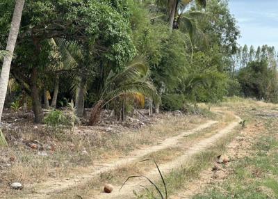 Land for sale next to public road on 2 sides Huay Yai, Nong Prue, Chonburi