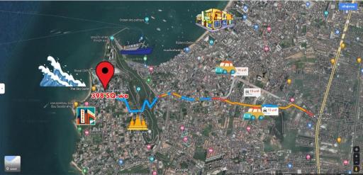 Land for rent, good location, Kasetsin, Pratumnak Hill, Pattaya.