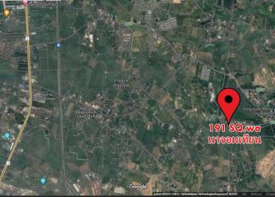 Land for sale, mountain view, in front of the public road in the village of Khao Chi Chan, Na Jomtien, Sattahip, Chonburi.