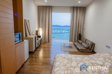 ขายคอนโดติดหาดนาจอมเทียน Movenpick Residences ราคาดีสุด สตูดิโอวิวทะเลสวยๆ