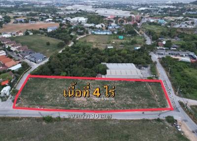 Aerial view of expansive plot of land for sale