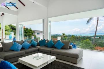 Luxury 5-Bedroom Samui Sea-view Villa at Bo Phut