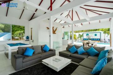 Luxury 5-Bedroom Samui Sea-view Villa at Bo Phut