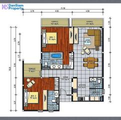 Topfloor Golf Condo in Hua Hin at Palm Hills Golf Resort