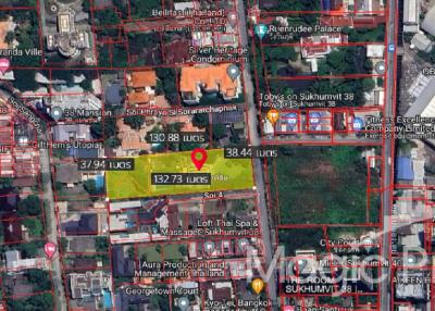 3 Rai 62 Sq.wah Land For Sale in Sukhumvit 38, Khlong Toei, Bangkok