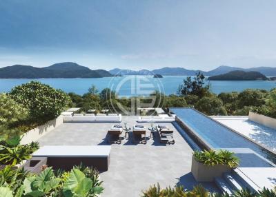 5 bedrooms studding sunset sea & sky view luxury villa in Panwa