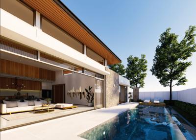 New Project 4 Bedrooms 495.85 sqm. With Private Pool For Sale In Bangjo-Pasak Phuket