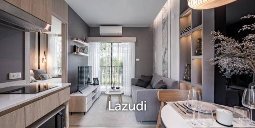 1 Bed 1 Bath 26.82 SQ.M. Nue Noble Srinakarin-Lasalle