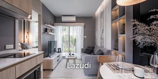 1 Bed 1 Bath 26.64 SQ.M. Nue Noble Srinakarin-Lasalle