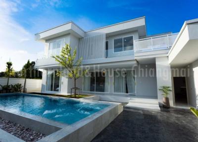 Pool villa for sale 17.9 Mb. 2-storey #poolvilla 171 sqw. #Newly built house San Sai