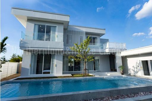 Pool villa for sale 17.9 Mb. 2-storey #poolvilla 171 sqw. #Newly built house San Sai