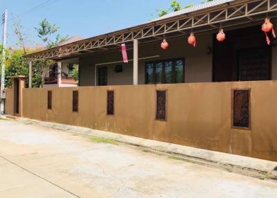 ️‍️️For rent 45,000 baht, sale 8.9 Mb. 400 sqw. 3 beds, 4 baths #ChomPhu #Saraphi #Rural house project Chiang Mai-Lamphun Road Near #SaneChaiNam shop #Close to #ThaiWatsadu, only 600 m.