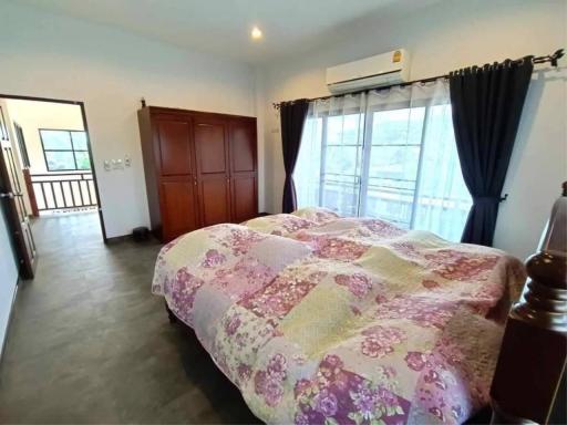 ️ #SanKamphaeng zone, selling 7.7 Mb.  199.2 sqw. 3 beds, 3 baths, a large 2-storey house #with furniture #Adjacent to Louis Intersection Adjacent to the main road only 200 meters