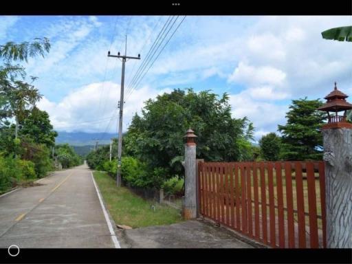 ️ #Phrao zone, selling 1.5 Mb. land with 2 area 382 sqw. #MaeVan #Stuck on 2 sides of the road #Not lonely, not famine, water, electricity ready