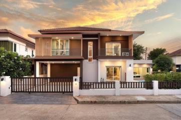 ️‍️️ #Mueang district zone, selling 8.98 Mb. 73 sqw. 2-storey pool villa 4 beds, 4 baths #Siriphon #DonChan Near 6 #international schools #Houses in the project #Full furniture #ready to move 