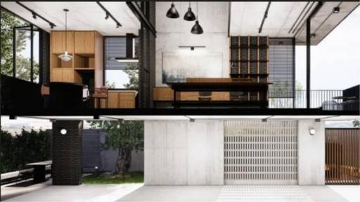 Start price 10.9 MB. (empty house) special, only 6 units #home office, living life Hybrid Living, 3.5-storey house starting area 30 - 49.2 sqw. and residence in Chiang Mai You can walk to