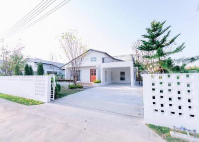 ️️House for sale 3.59 Mb. one-story house 110 sqw. #HuaiSai #MaeRim #minimal style  Near #Prem International Surrounded by nature and cafes designed for relaxation and living worthwhile.