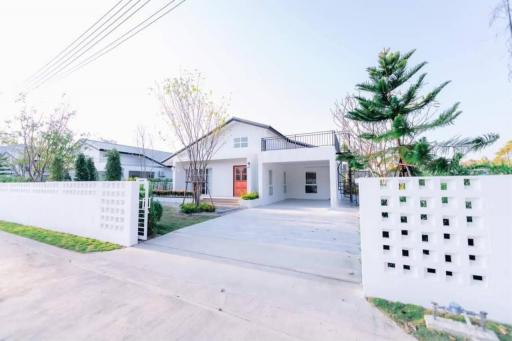 ️️House for sale 3.59 Mb. one-story house 110 sqw. #HuaiSai #MaeRim #minimal style  Near #Prem International Surrounded by nature and cafes designed for relaxation and living worthwhile.