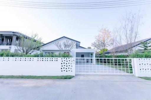 ️️House for sale 3.59 Mb. one-story house 110 sqw. #HuaiSai #MaeRim #minimal style  Near #Prem International Surrounded by nature and cafes designed for relaxation and living worthwhile.