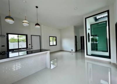️️Prices start at 2.59 mb. one-storey detached house. Area start 47-60 sqw. #Smarthome home #Buakhang #SanKamphaeng  Only 50 m. from the main road