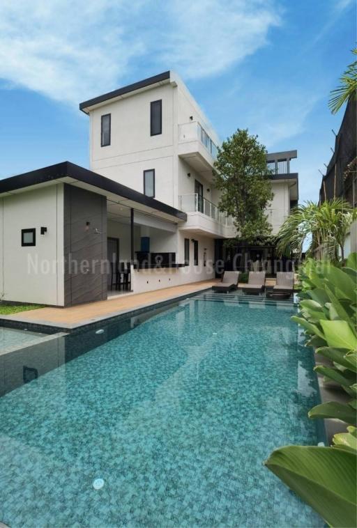 Start For sale 19.7 MB. New​ #Modern​ #Pool Villa house​ for​ sale​ located​ #Maung​ District​ Near​ #BigC​ #MaeHia #Ready to move in