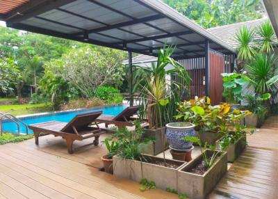 ️‍️For sale 14.9 Mb. Get Income 45,000 baht/month, one-story pool villa 1 rai 78 sq m. #SanKamphaeng District with #private pool Near San Kamphaeng #WalkingStreet