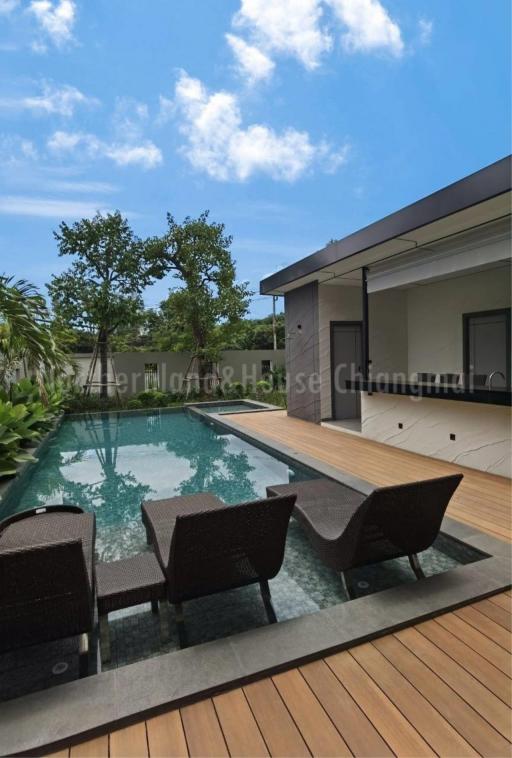 Start For sale 18.9 MB. New​ #Modern​ #Pool Villa house​ for​ sale​ located​ #Maung​ District​ Near​ #BigC​ #MaeHia