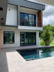 1 rai 50 sqw. #Pool villa #Modern House for sale 19 MB. Near #GrandCanyon, #Namprae, #Hangdong