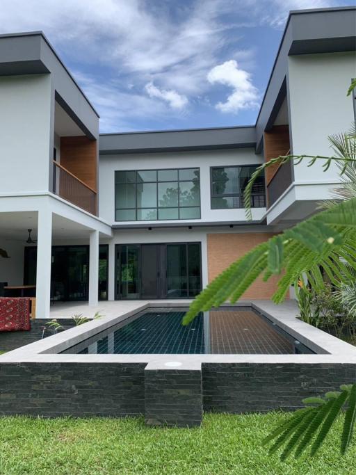 1 rai 50 sqw. #Pool villa #Modern House for sale 19 MB. Near #GrandCanyon, #Namprae, #Hangdong