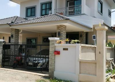 Sold 8.5 Mb. 2-storey house 65 sqw. #ThaWangTan #Saraphi with a private #swimming pool