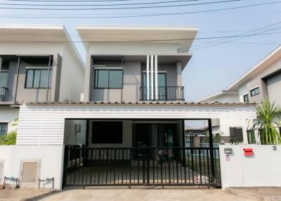 ️️House for Rent 25,000 Baht/monthSale 3.49 MB. 2 storey house 40.1 sqw. #Modern style #PalmGarden4
