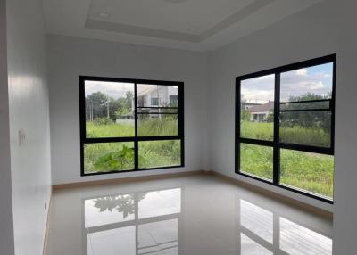Selling only 3 Mb. 2-storey detached house 75.60 sqw. #Modern style #Buakhang #SanKamphaeng