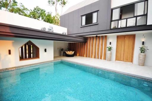Discount​ 23.9 MB.167 sqw.​️​5 bed 5 bath Sale with Tenants​ #Get Income 130,000 Baht/month #Pool​ ​villa​ for​ sale​ located​ #HangDong
