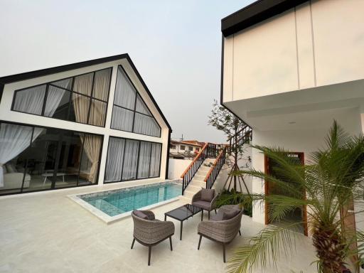 Price 9.9 Mb.2-storey house 79 sqw. #swimming pool #Nordic style house #WangTan #HangDong