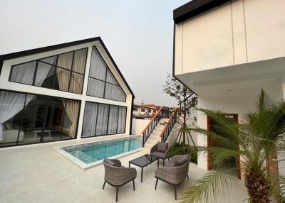 Price 9.9 Mb.2-storey house 79 sqw. #swimming pool #Nordic style house #WangTan #HangDong