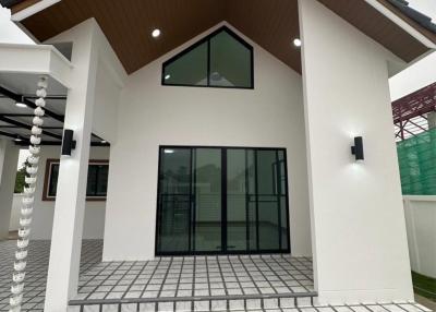 starting price 2.52 mb. #Newly built one-storey house starting at 51-66 sqw. #BanWaen #HangDong