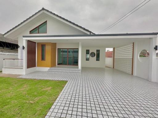 starting price 2.52 mb. #Newly built one-storey house starting at 51-66 sqw. #BanWaen #HangDong