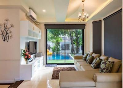 Luxury house pool villa for rent 75,000 baht/month For sale 14 Mb.​ 135 sqw.